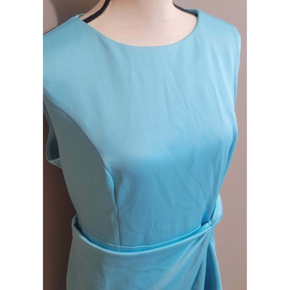 NWT Fehaute A-Line Twist Waist Midi Dress - Picture 5 of 7